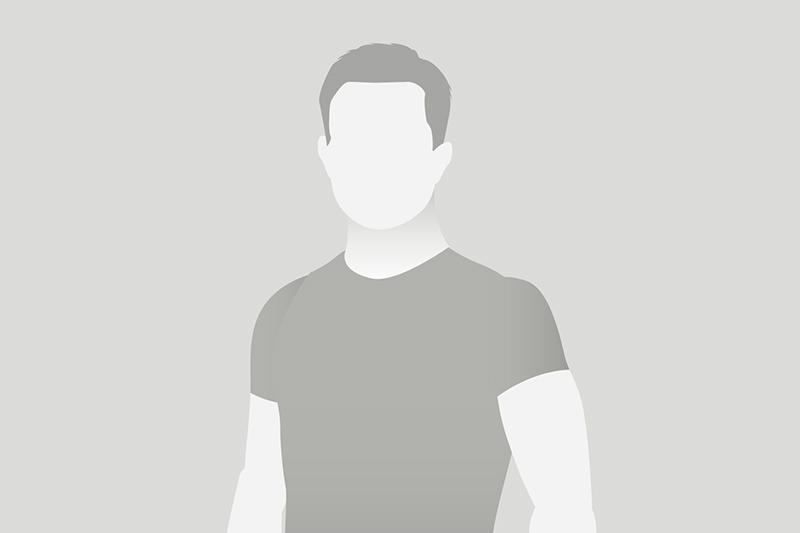 Korrektur: Das Bild zeigt eine einfache Silhouette eines männlichen Körpers auf grauem Hintergrund.